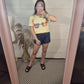 *NEW* Bikini Graphic Tee - Butter Yellow