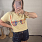 *NEW* Bikini Graphic Tee - Butter Yellow