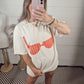 *NEW* Bikini Graphic Tee - Cream