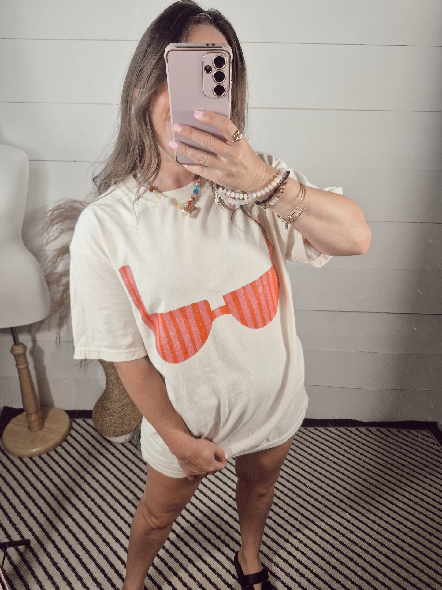 *NEW* Bikini Graphic Tee - Cream