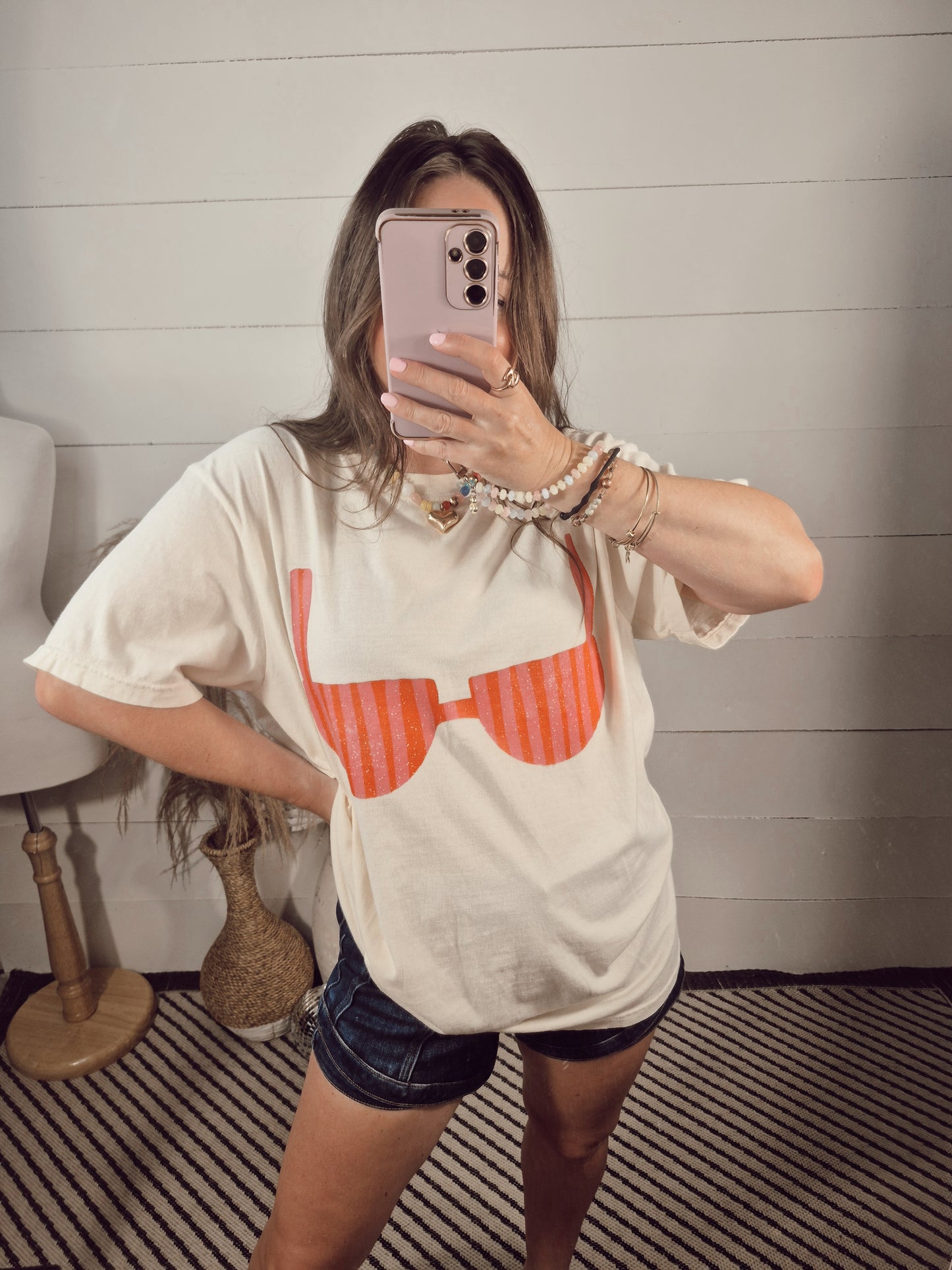 *NEW* Bikini Graphic Tee - Cream