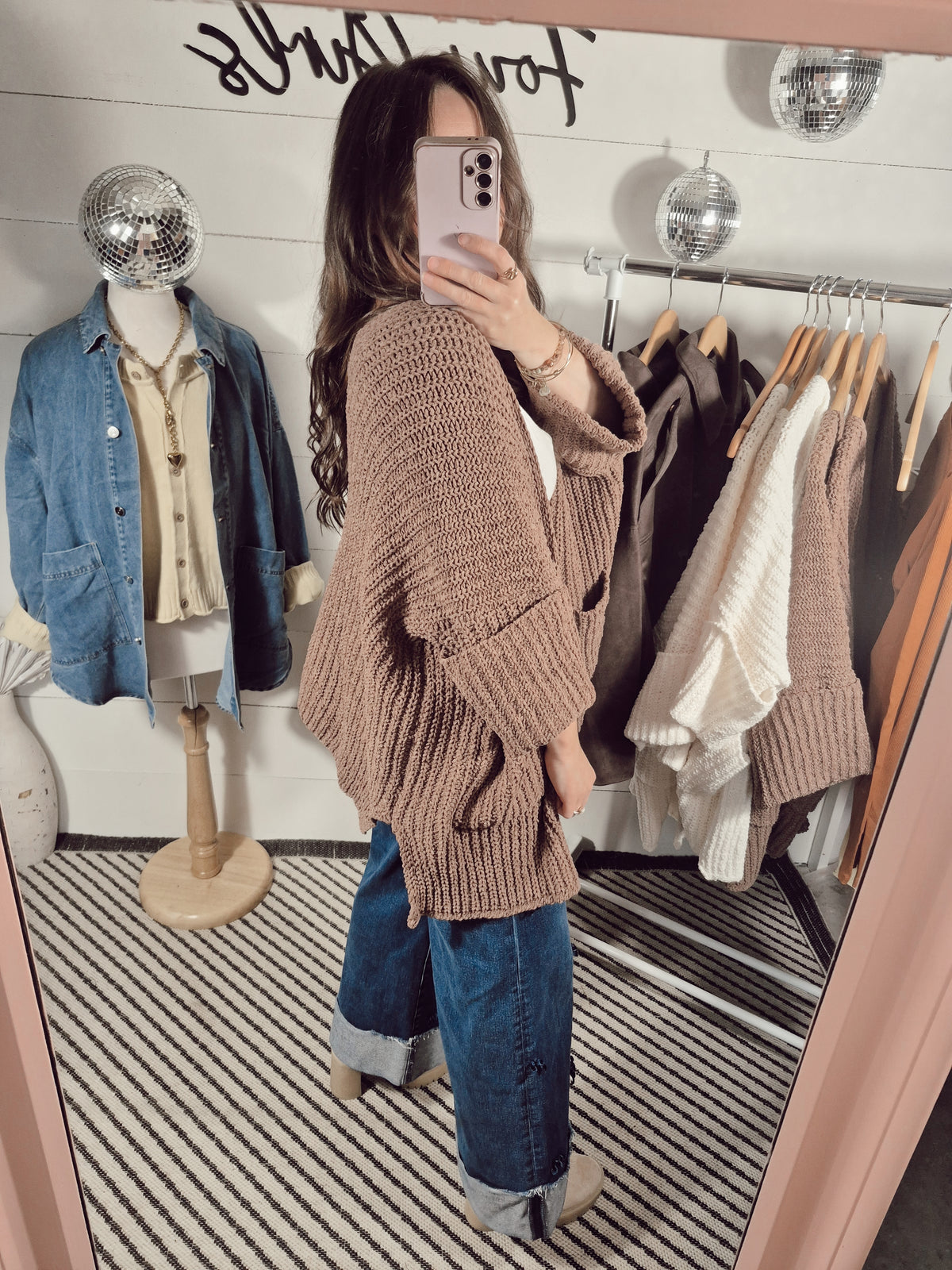 *NEW* Ain't It Fun Cardigan - Chocolate