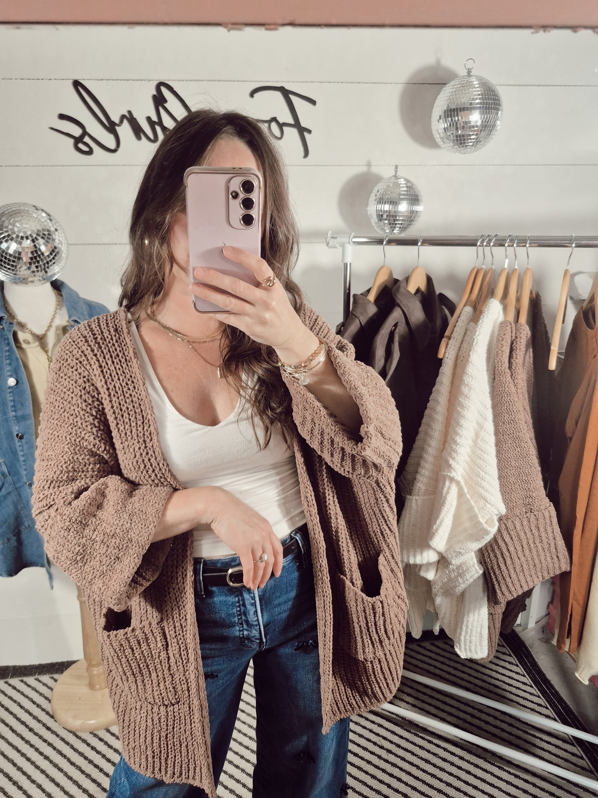 *NEW* Ain't It Fun Cardigan - Chocolate