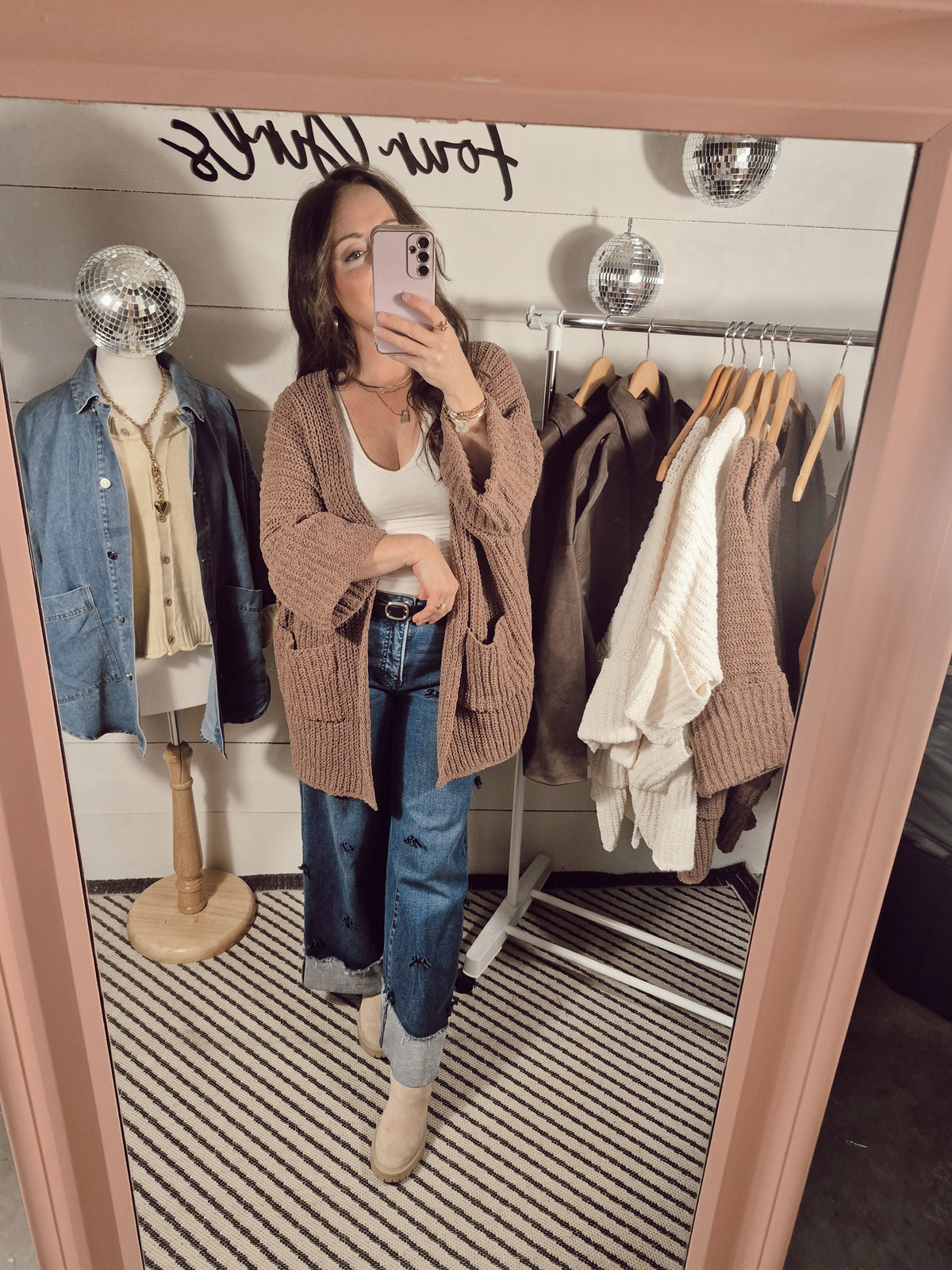 *NEW* Ain't It Fun Cardigan - Chocolate