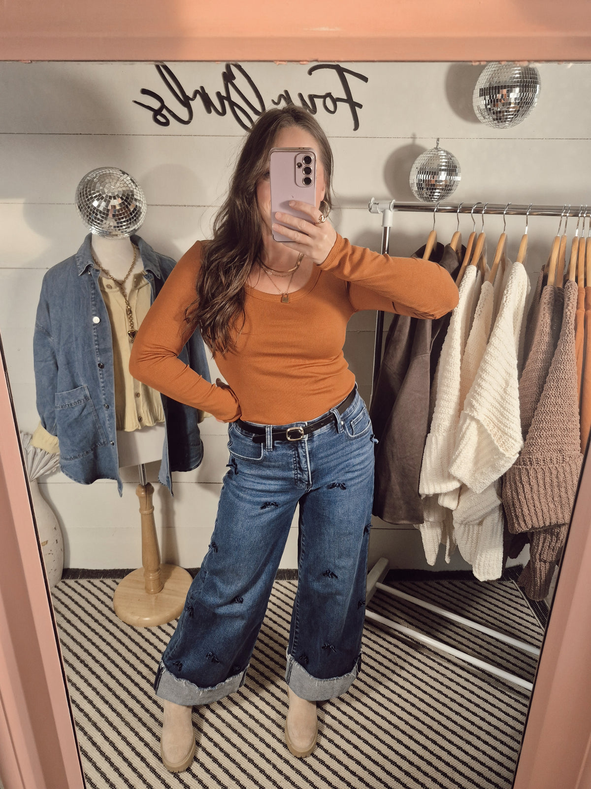 *NEW* Golden Hour Ribbed Long Sleeve