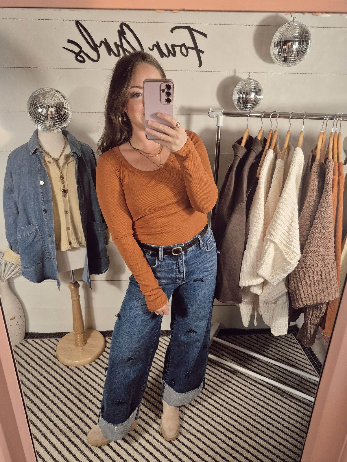 *NEW* Golden Hour Ribbed Long Sleeve