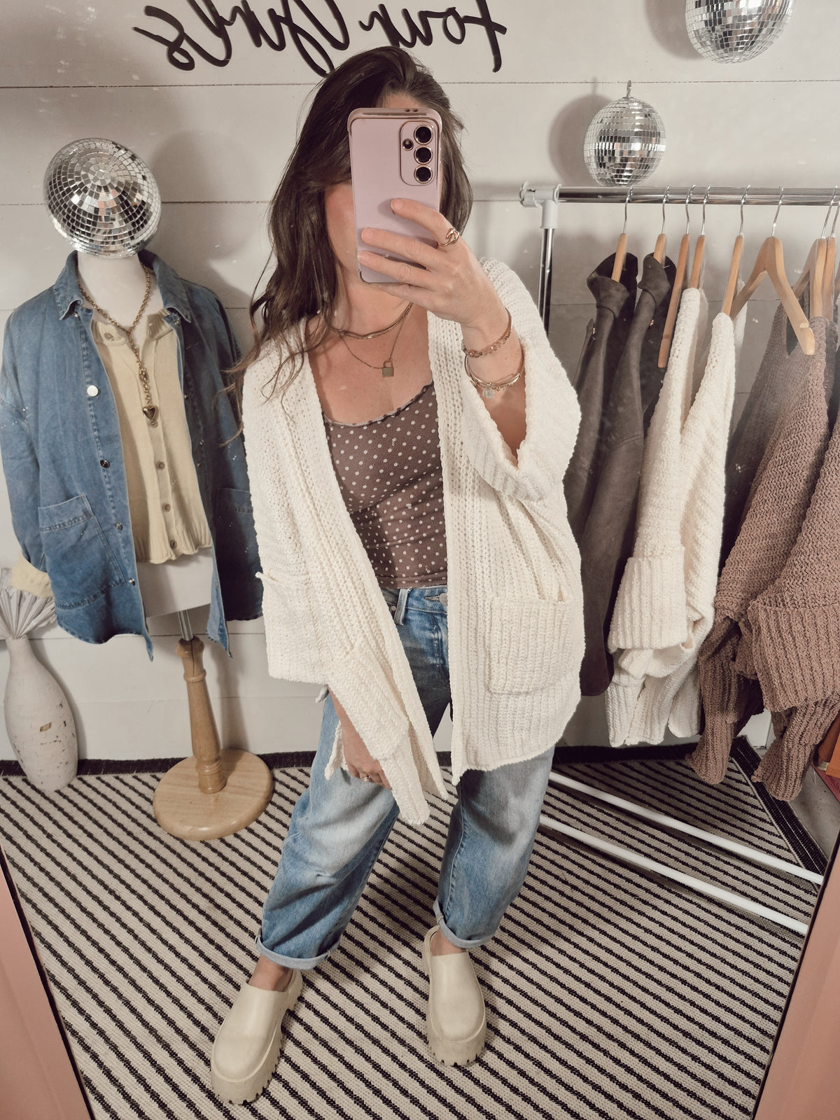 *NEW* Ain't It Fun Cardigan- Cream