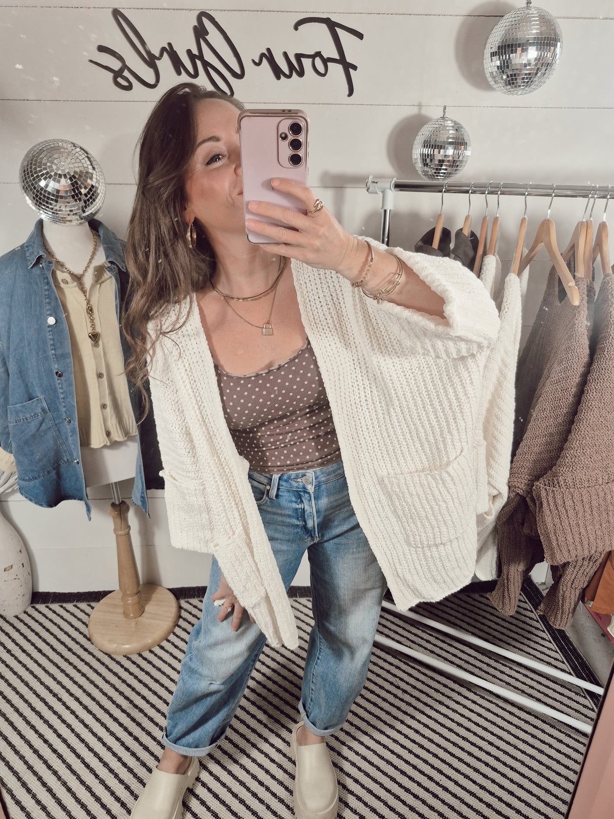 *NEW* Ain't It Fun Cardigan- Cream