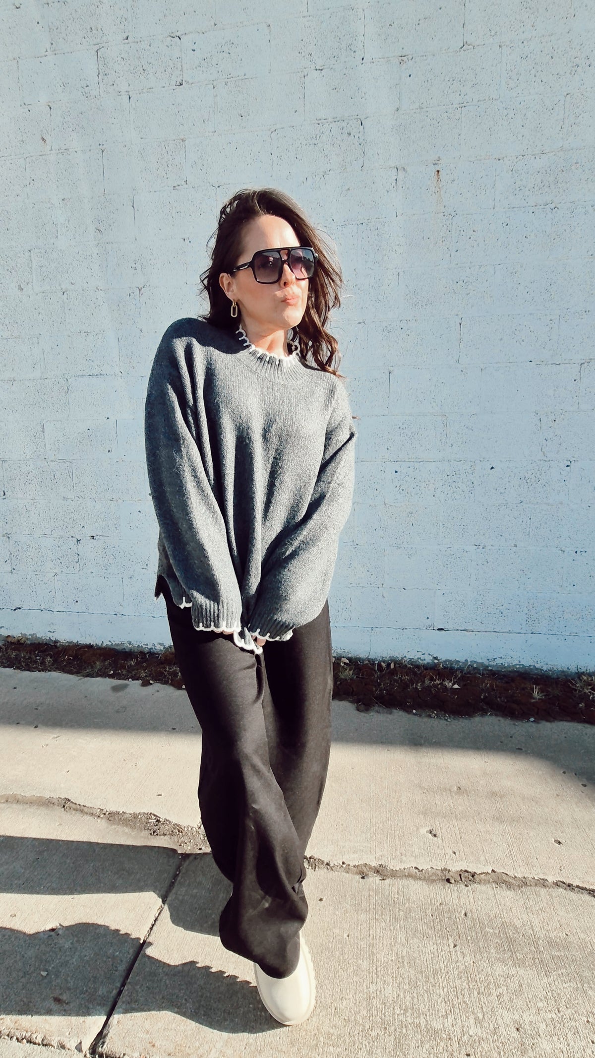 *NEW* Annie Scalloped Sweater