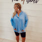 *NEW* Perfect Fit Hooded Sweater - Blueberry
