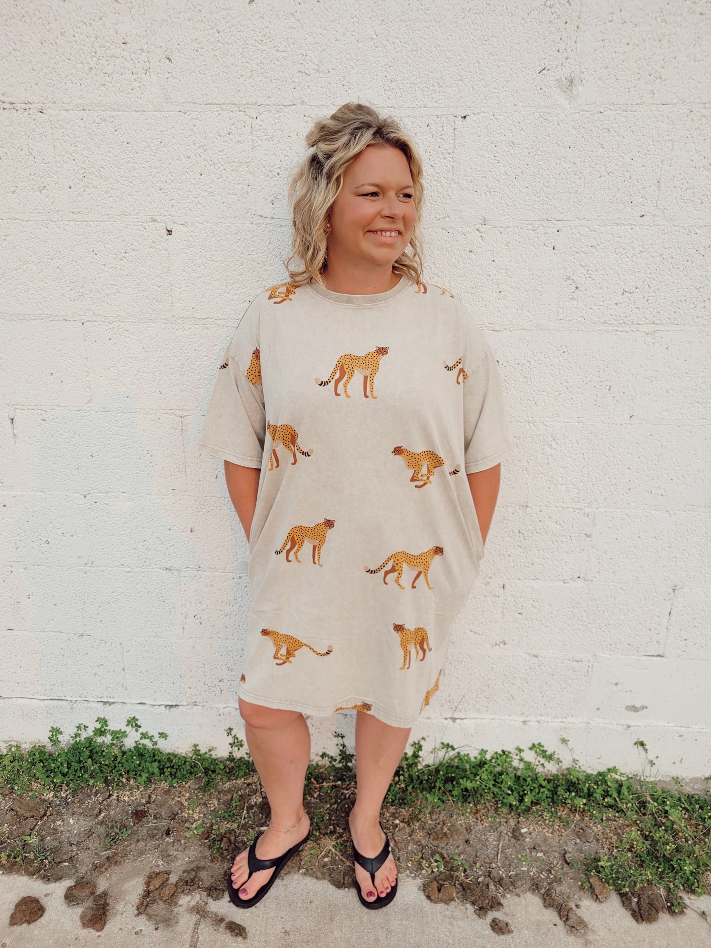 *NEW* Cheetah T-Shirt Dress