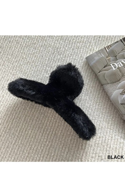 *NEW* Faux Fur Claw Clip - Large