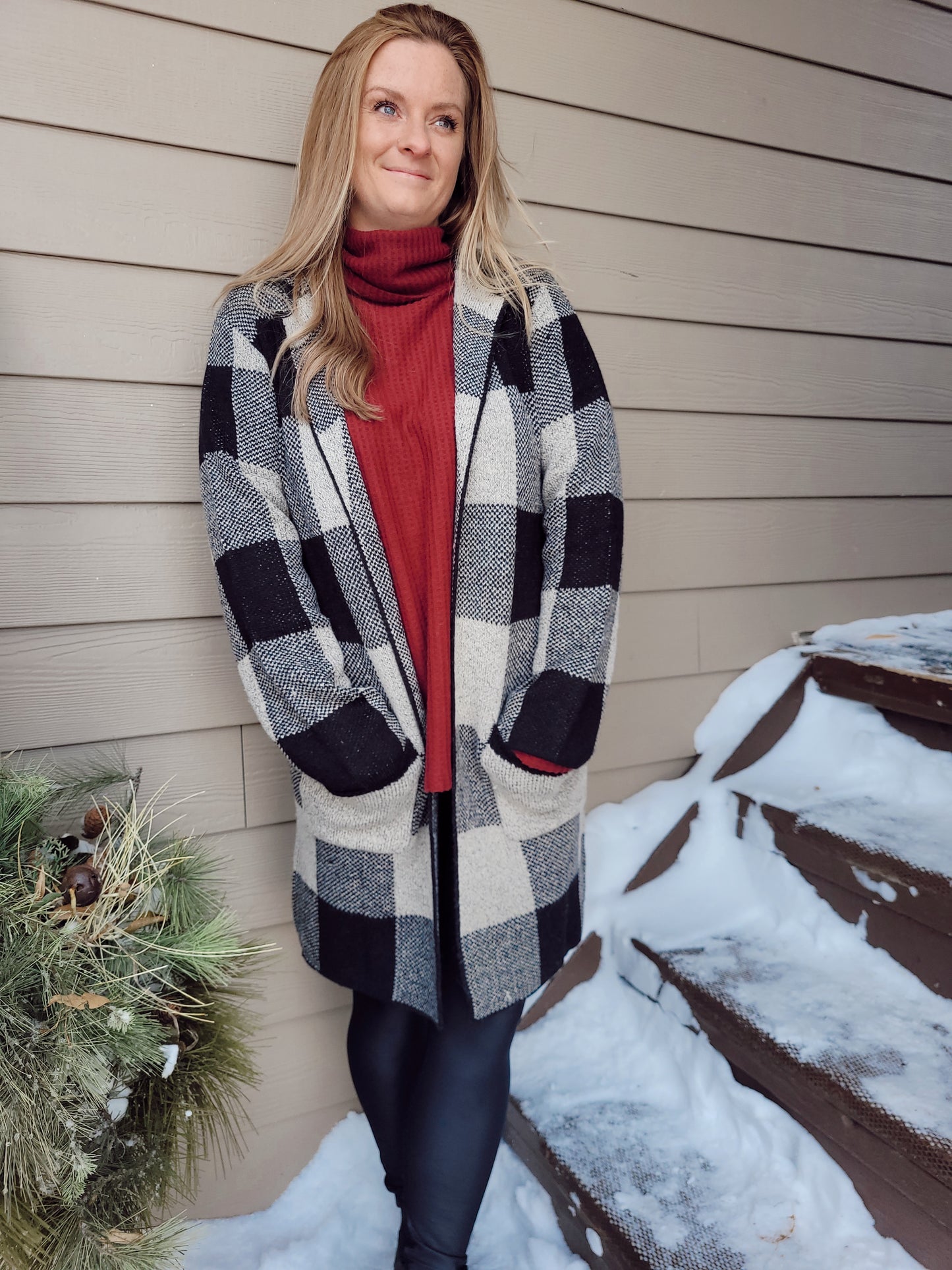 *FINAL SALE* A Winters Night Waffle Knit Tunic